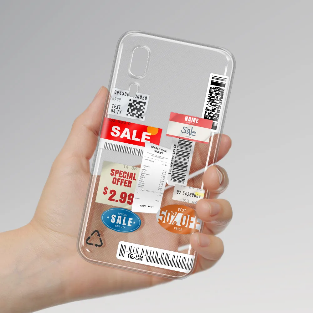 Sale Stickers Samsung A2 Core Clear TPU Case