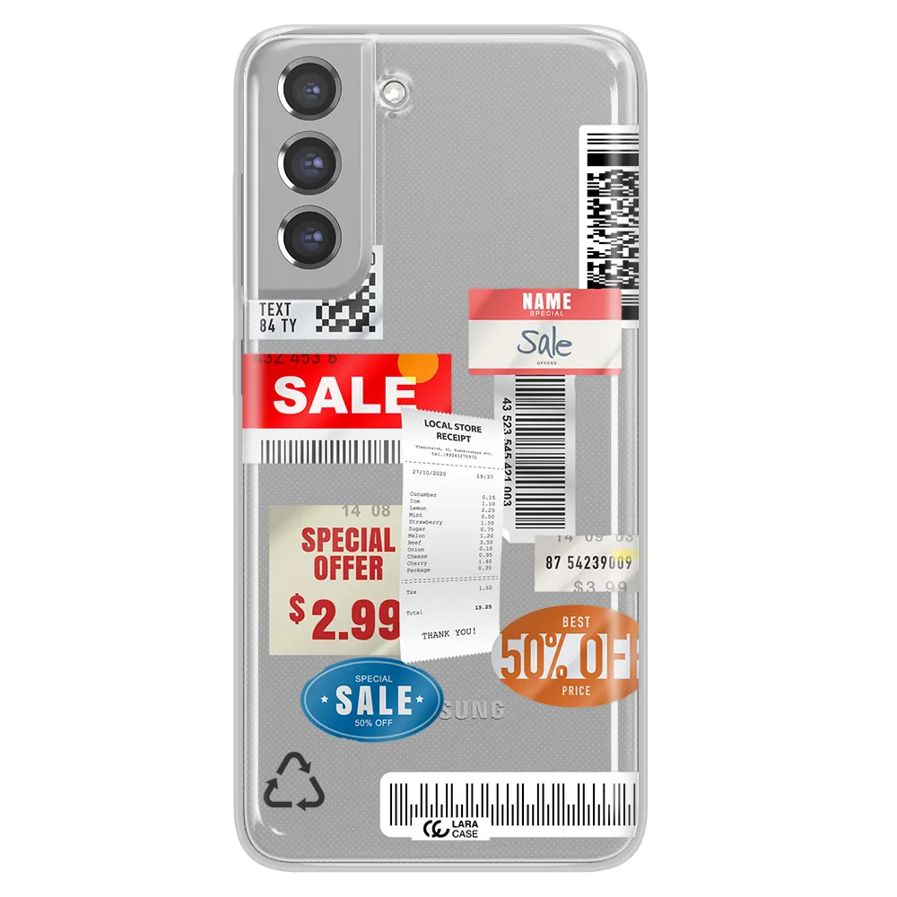 Sale Stickers Samsung A21 Fe Clear TPU Case