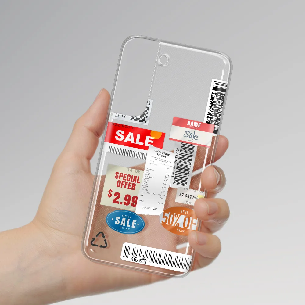 Sale Stickers Samsung S 22 Clear TPU Case