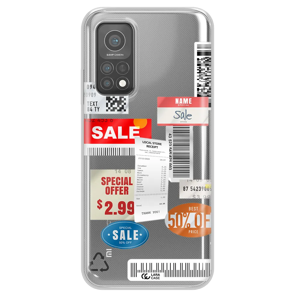 Sale Stickers Xiaomi Mi 10 T Pro Clear TPU Case