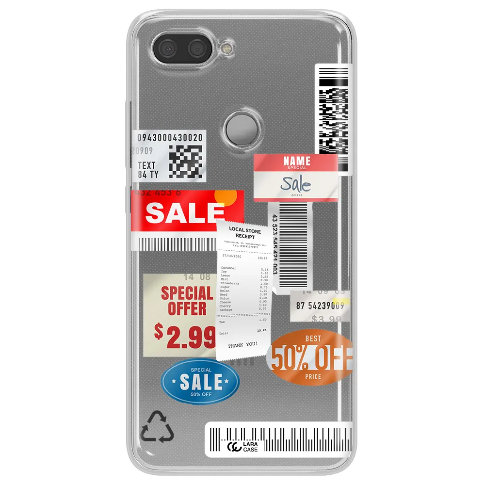 Sale Stickers Xiaomi Mi 8 Lite Clear TPU Case