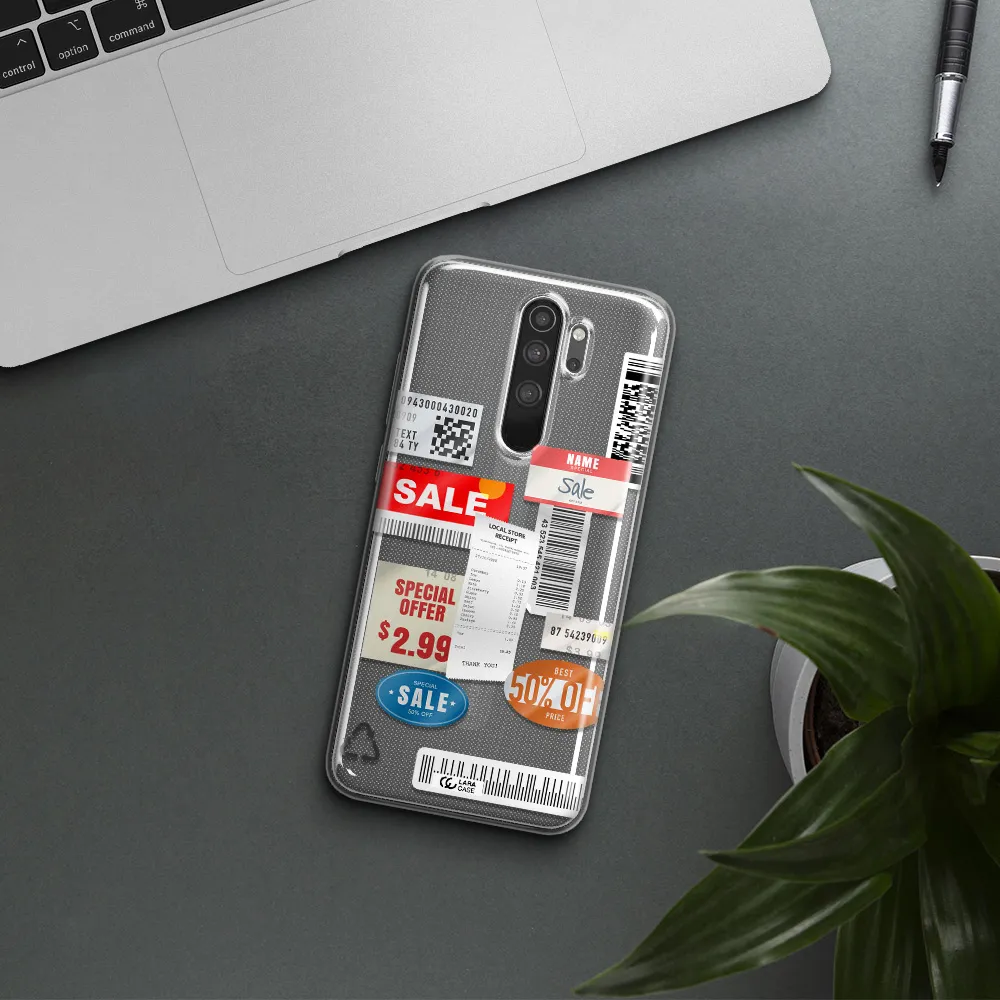 Sale Stickers Xiaomi Note 8 Pro Clear TPU Case
