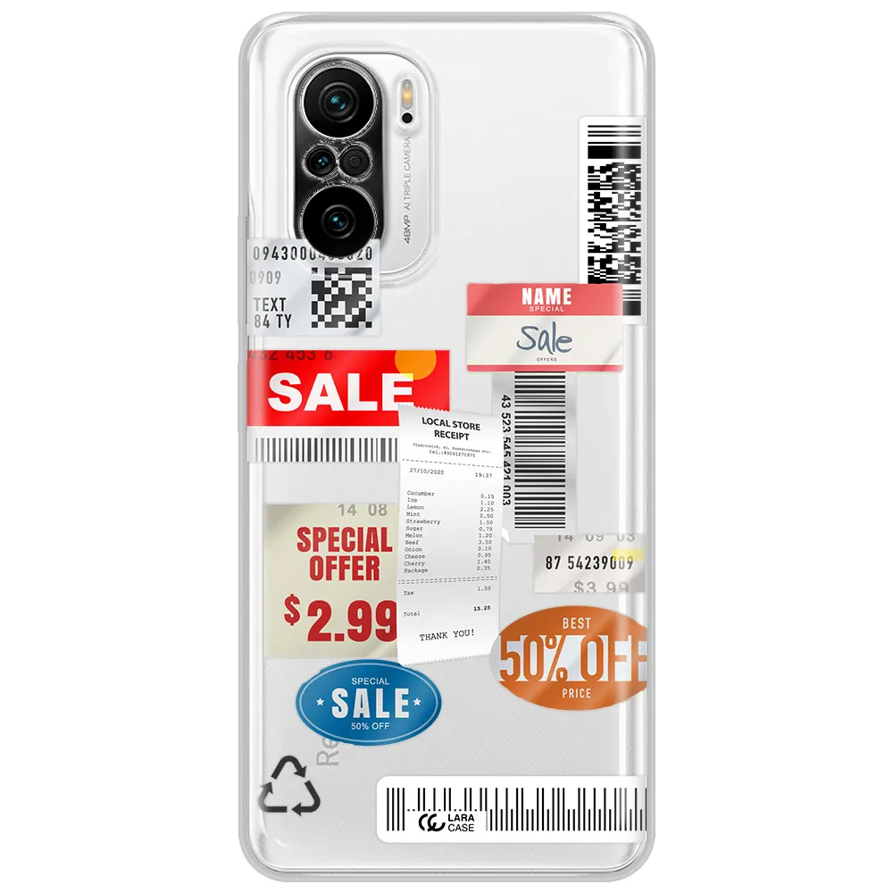 Sale Stickers Xiaomi Poco F3 Clear Tpu Case