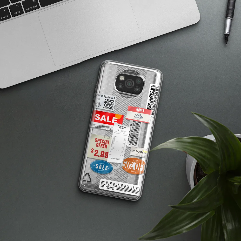Sale Stickers Xiaomi Poco X3 Clear TPU Case