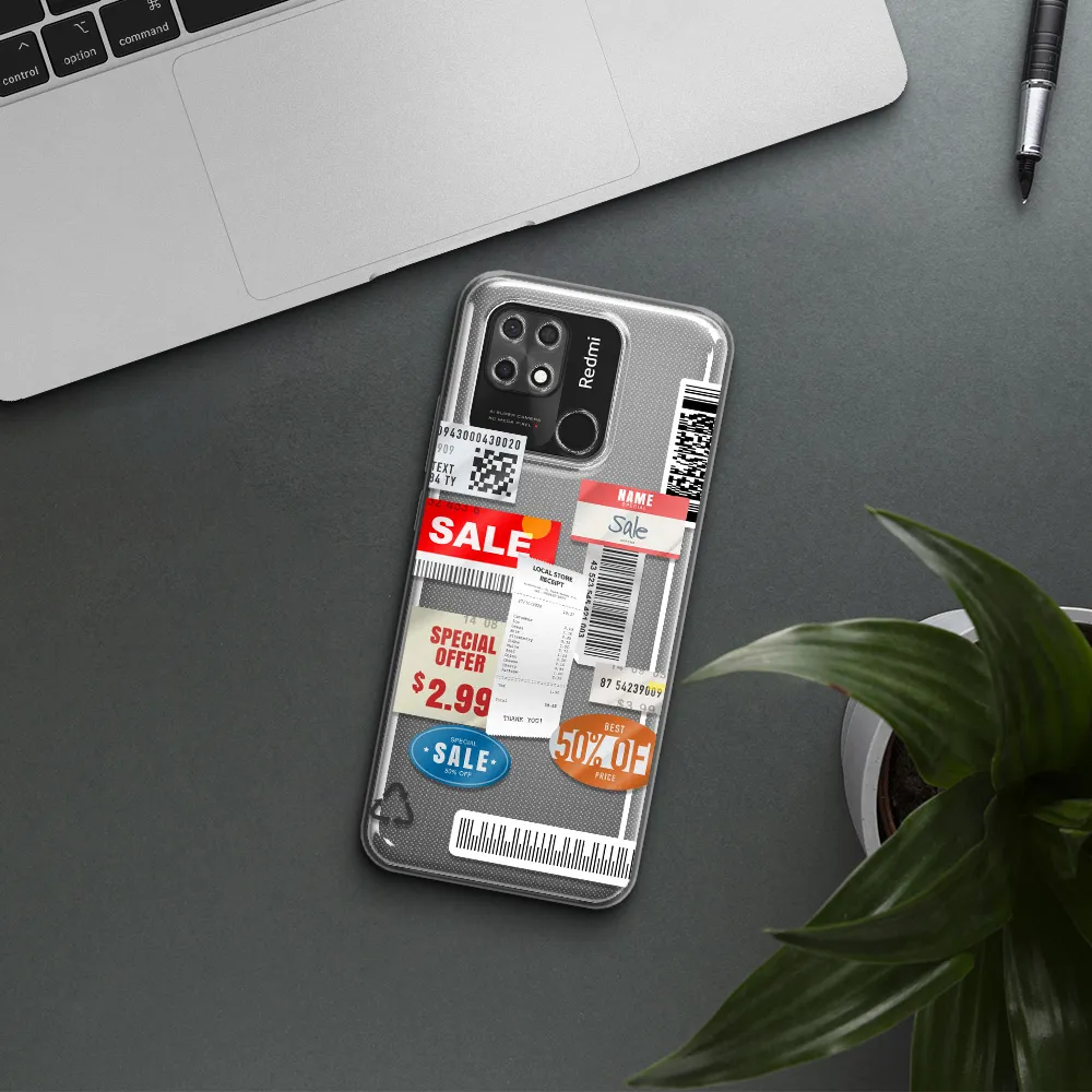 Sale Stickers Xiaomi Redmi 10C Clear TPU Case