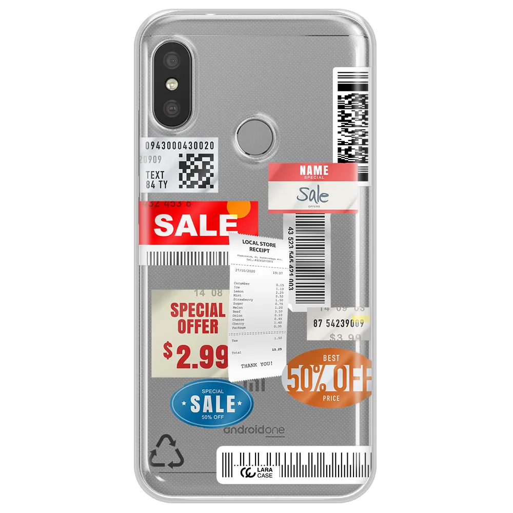 Sale Stickers Xiaomi Redmi 6 Pro Clear TPU Case