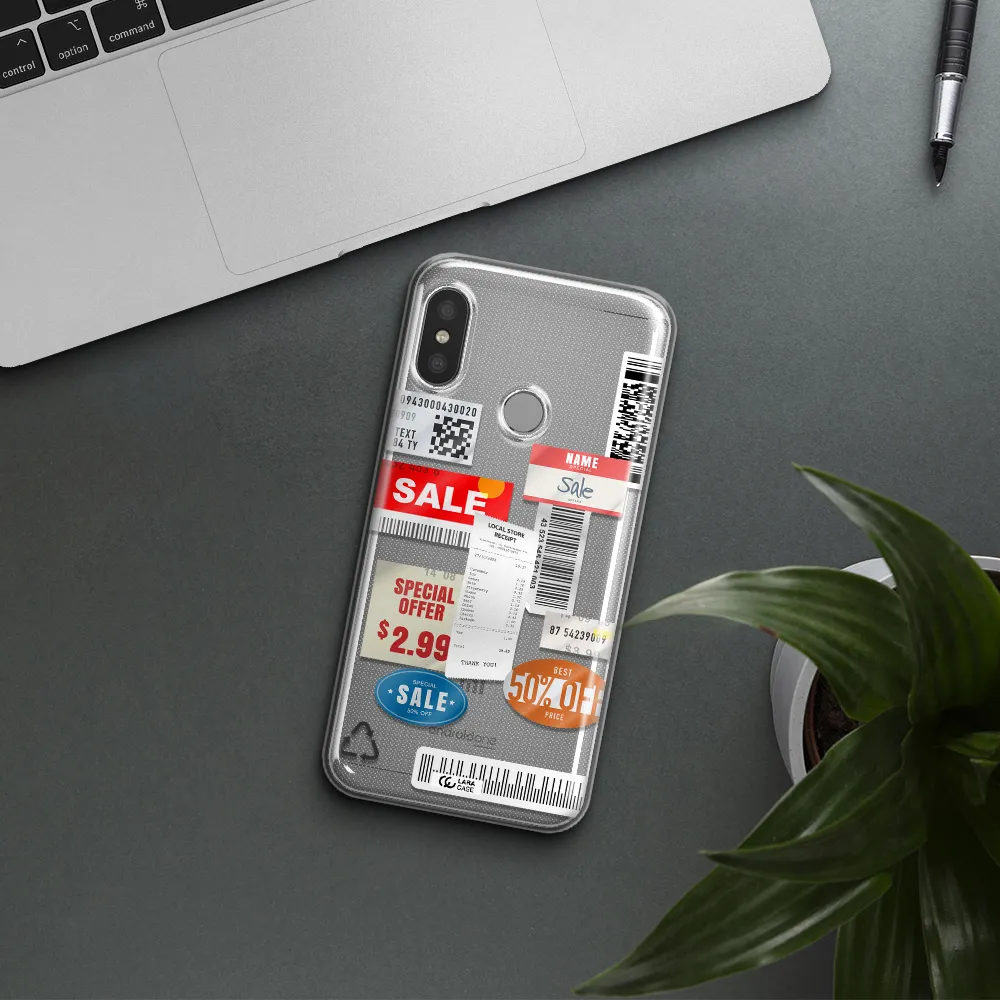Sale Stickers Xiaomi Redmi 6 Pro Clear TPU Case