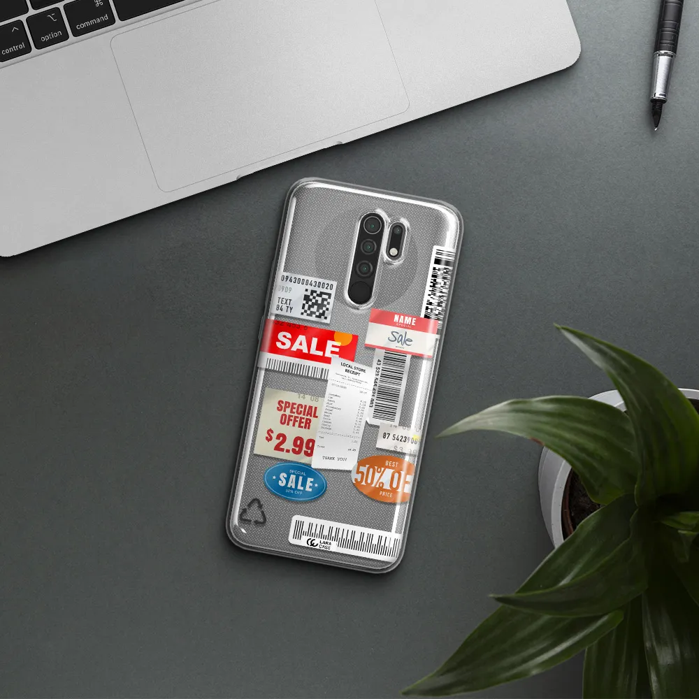 Sale Stickers Xiaomi Redmi 9 Clear TPU Case
