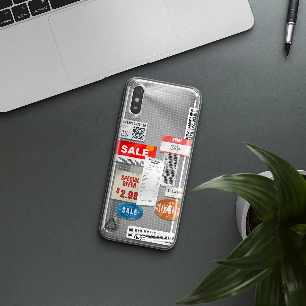 Sale Stickers Xiaomi Redmi 9A Clear TPU Case