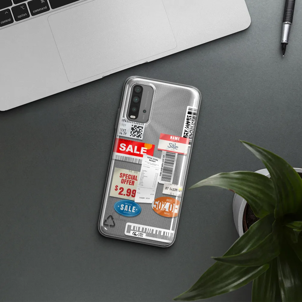 Sale Stickers Xiaomi Redmi 9T Clear TPU Case