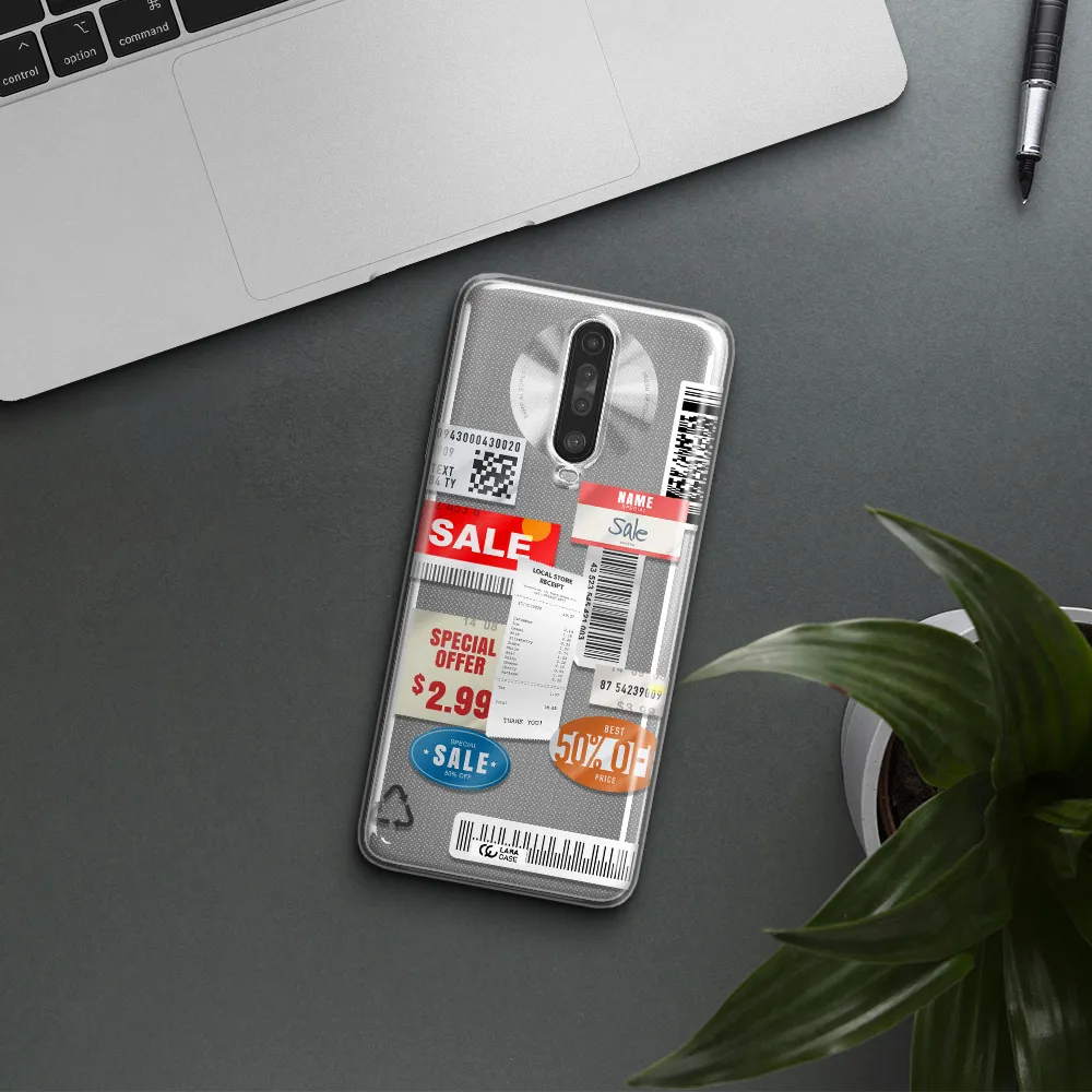 Sale Stickers Xiaomi Redmi K30 Clear TPU Case