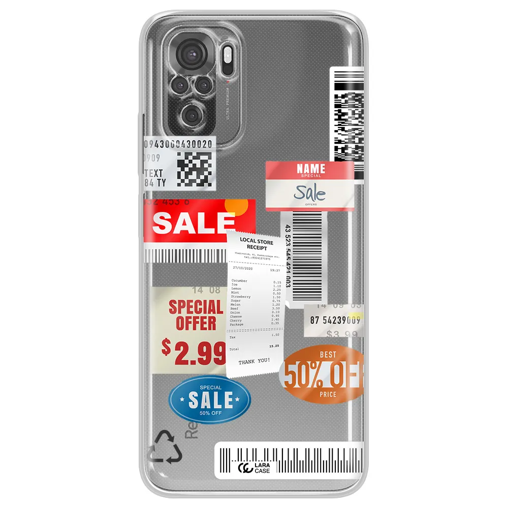 Sale Stickers Xiaomi Redmi Note 10S Clear Tpu Case