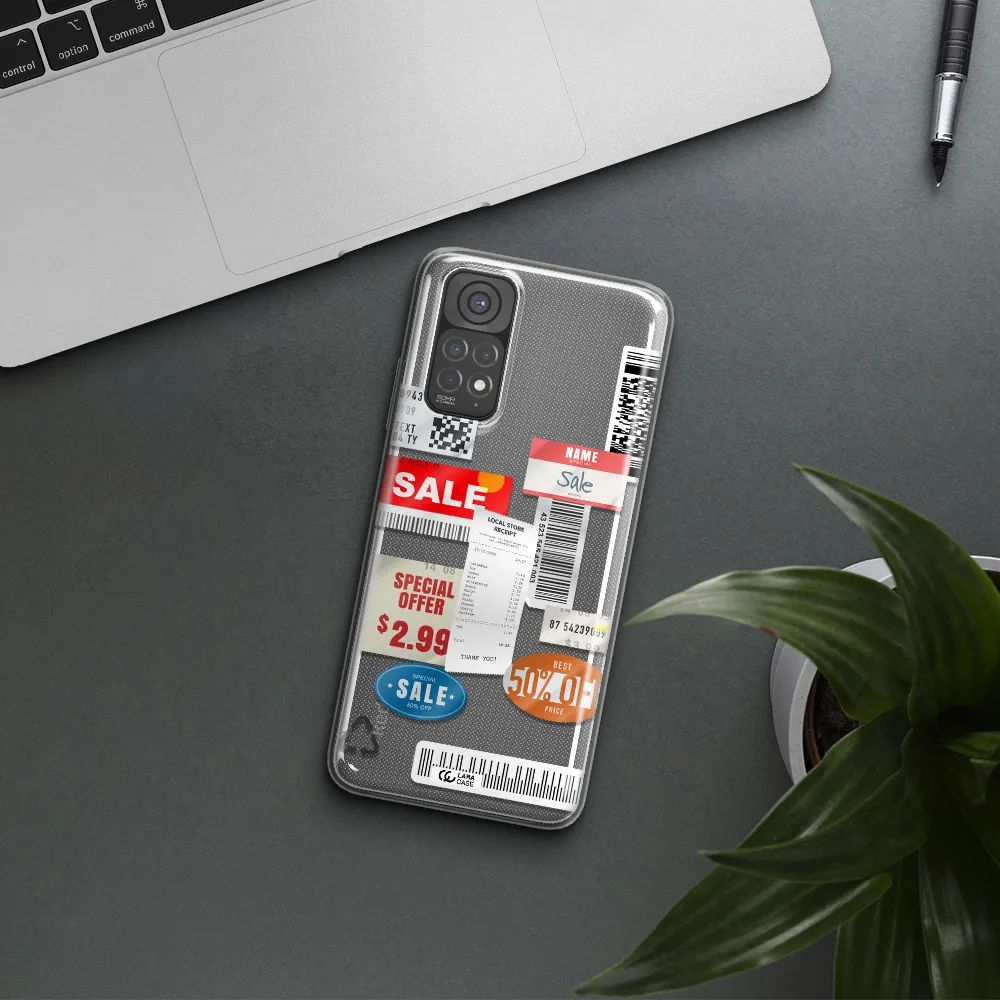 Sale Stickers Xiaomi Redmi Note 11 Clear TPU Case