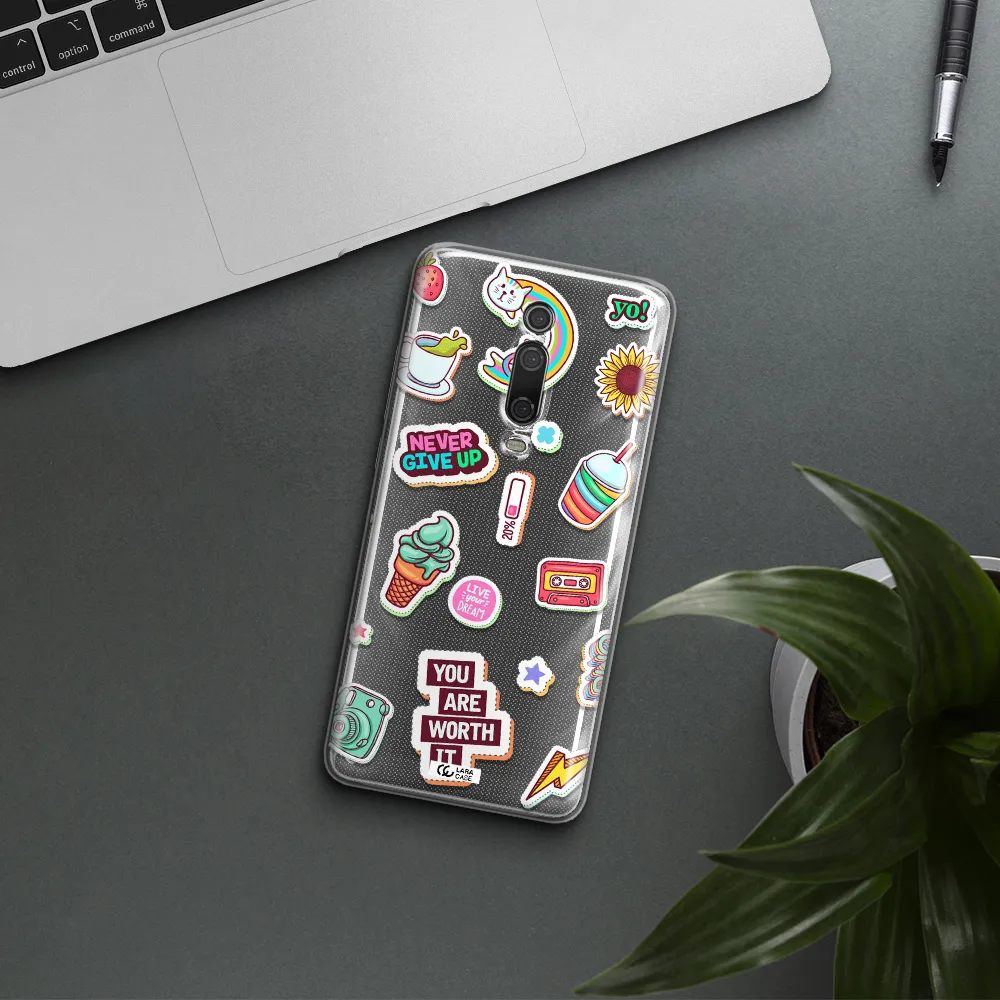 Summer Stickers Xiaomi Mi 9T Clear TPU Case
