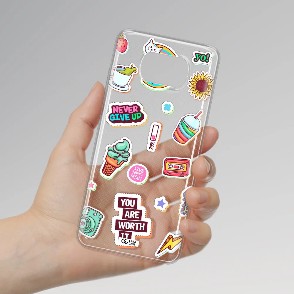 Summer Stickers Xiaomi Poco X3 Clear TPU Case