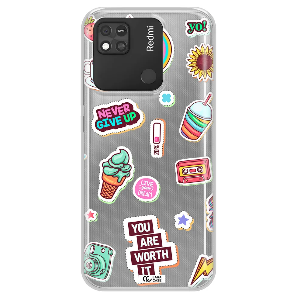 Summer Stickers Xiaomi Redmi 10A Clear TPU Case