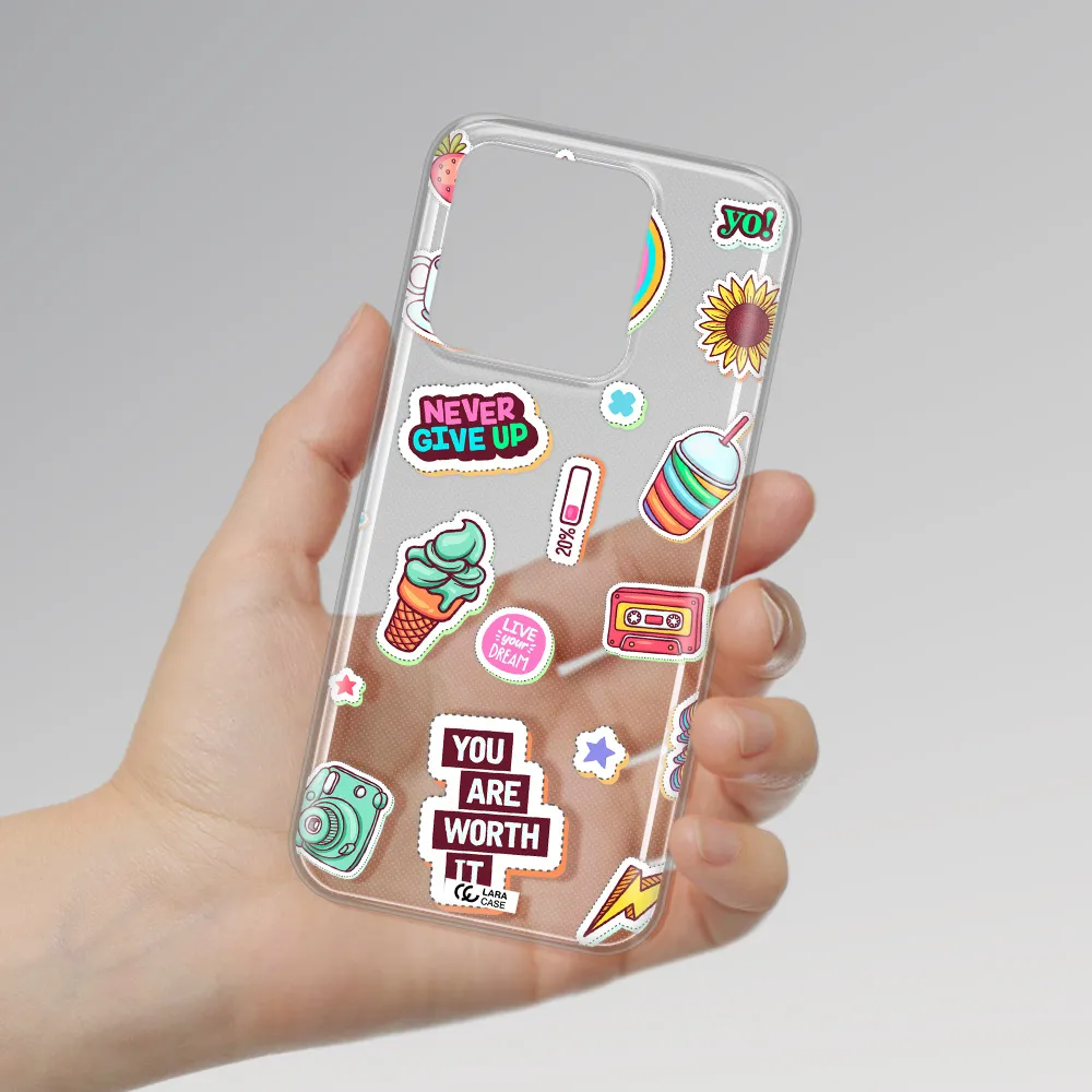 Summer Stickers Xiaomi Redmi 10A Clear TPU Case