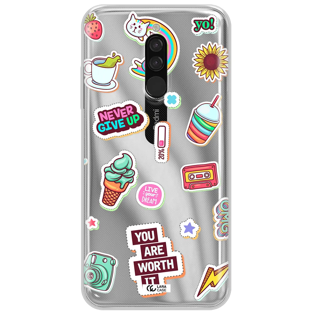 Summer Stickers Xiaomi Redmi 8 Clear Tpu Case
