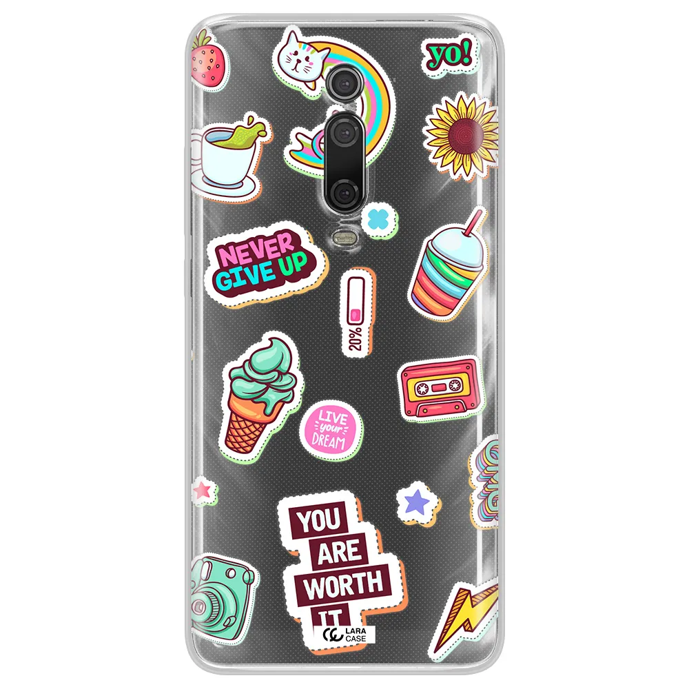 Summer Stickers Xiaomi Redmi K20 Clear Tpu Case