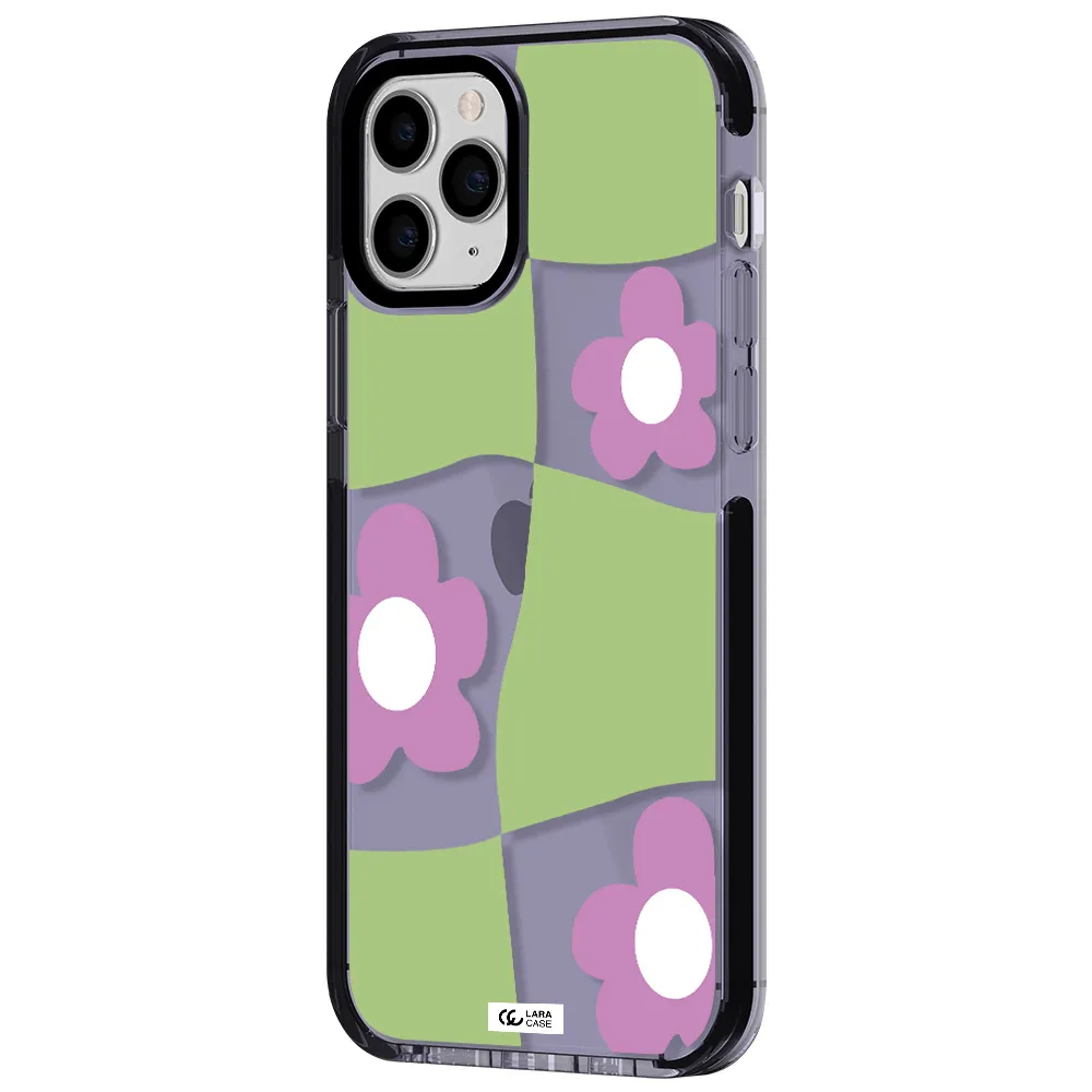 Five Petal Purple Flower Apple iPhone 11 pro impact Lilac Case