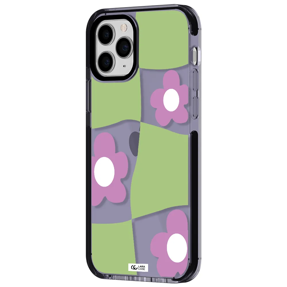 Five Petal Purple Flower Apple iPhone 11 pro max impact Lilac Case