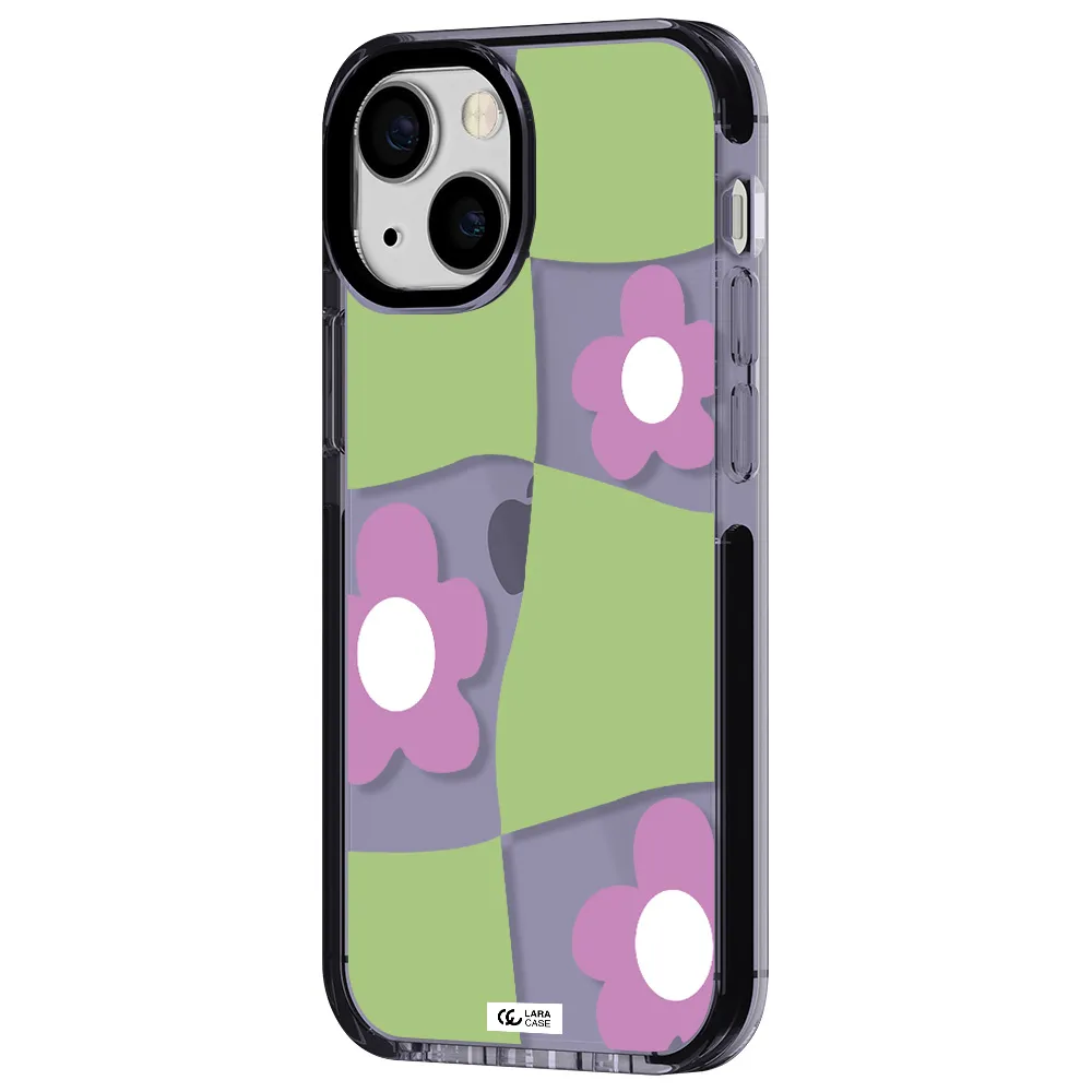 Five Petal Purple Flower Apple iPhone 13 mini impact Lilac Case