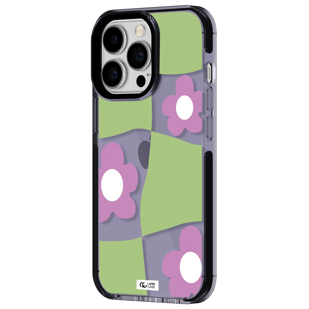 Five Petal Purple Flower Apple iPhone 13 Pro impact Lilac Case