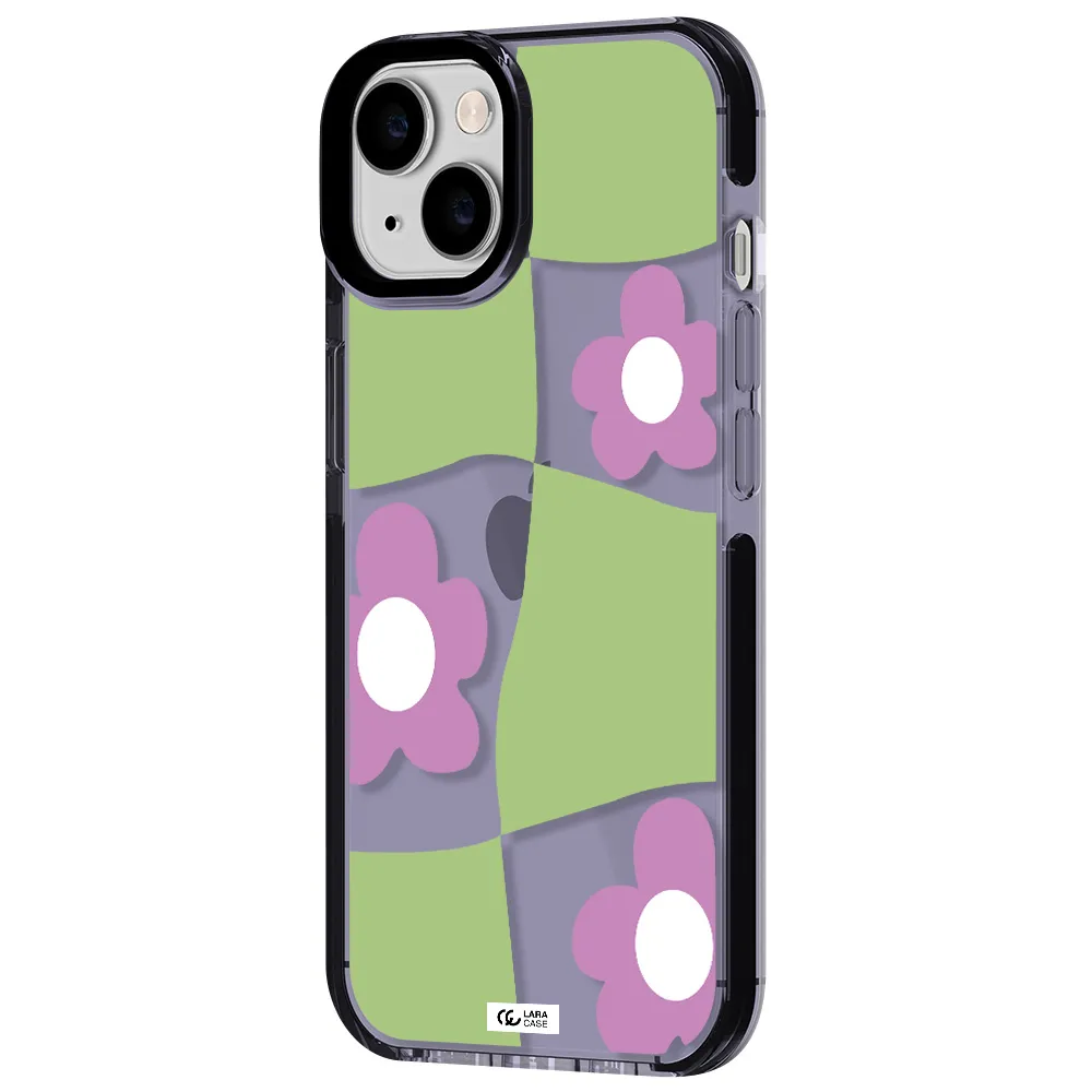 Five Petal Purple Flower Apple iPhone 14 impact Lilac Case