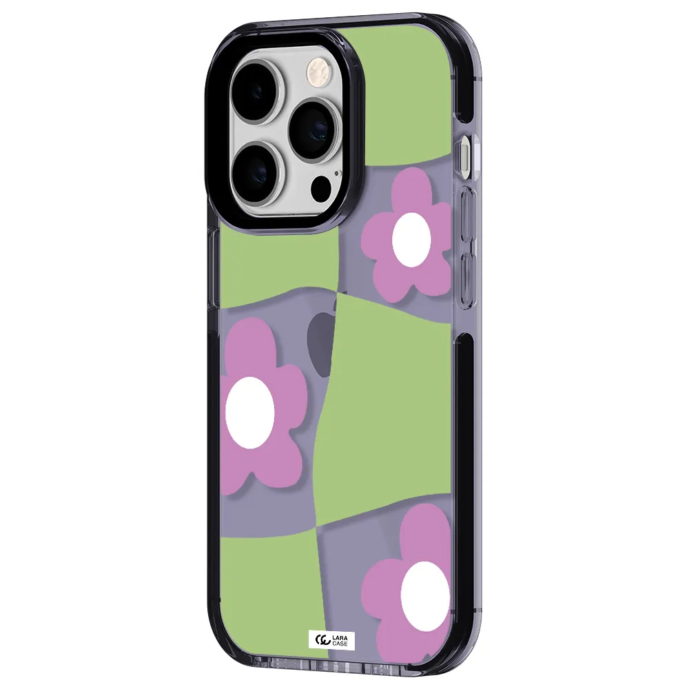 Five Petal Purple Flower Apple iPhone 14 pro impact Lilac Case