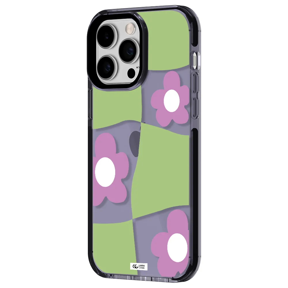 Five Petal Purple Flower Apple iPhone 14 pro max impact Lilac Case