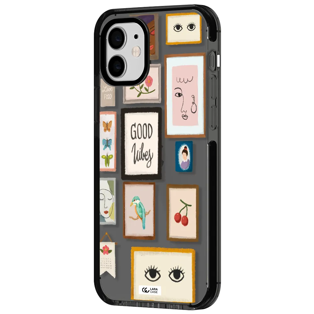 Photo Frames Apple iPhone 11 impact Smoke Black Case