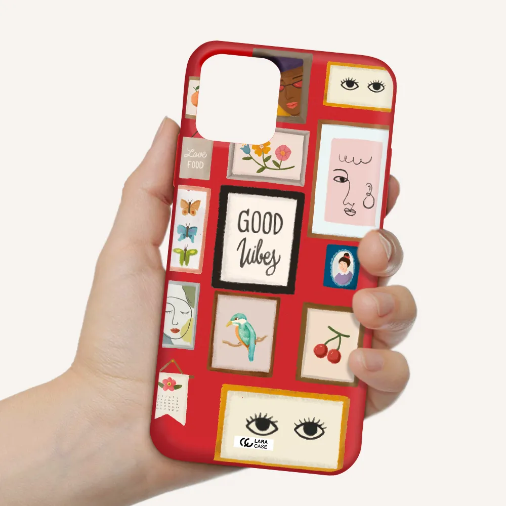 Photo Frames Apple iPhone 11 pro max Silicone Imperial Red Case