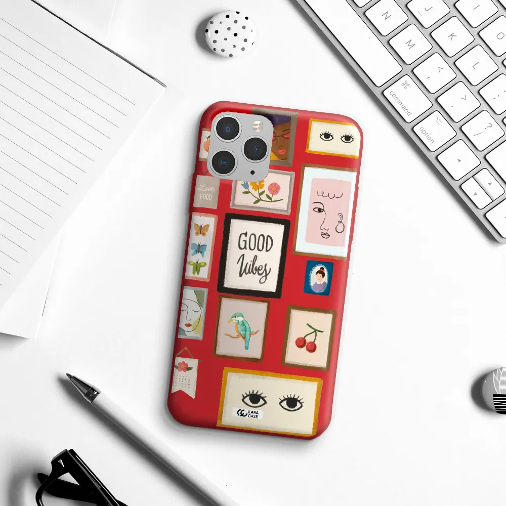 Photo Frames Apple iPhone 11 pro max Silicone Imperial Red Case