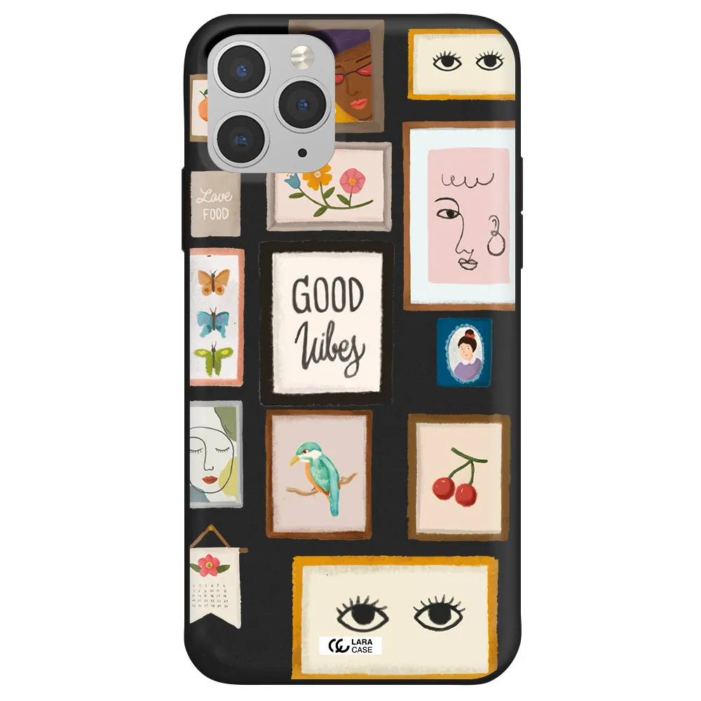 Photo Frames Apple iPhone 11 pro Silicone black Case