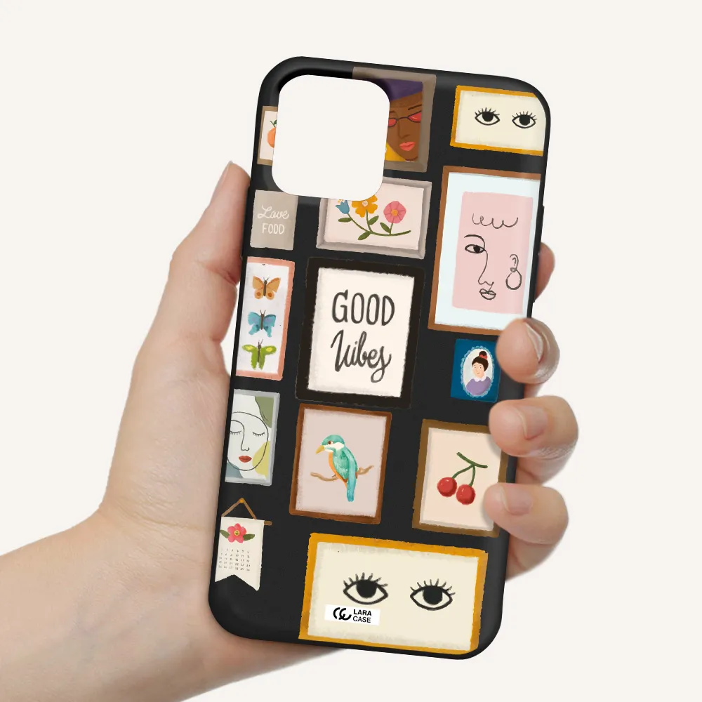 Photo Frames Apple iPhone 11 pro Silicone black Case