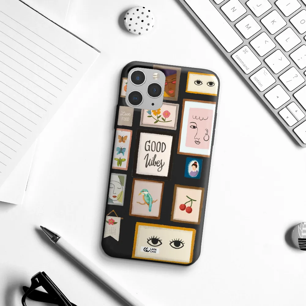 Photo Frames Apple iPhone 11 pro Silicone black Case