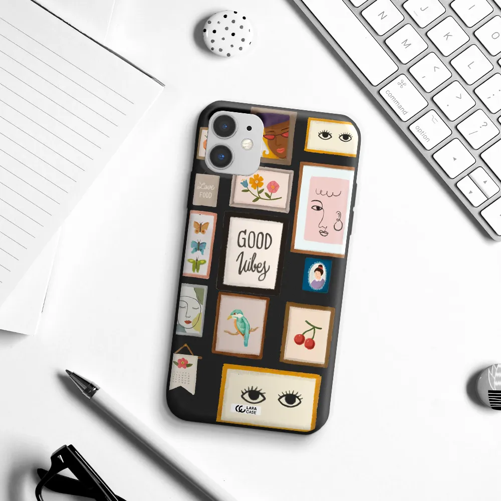 Photo Frames Apple iPhone 11 Silicone black Case