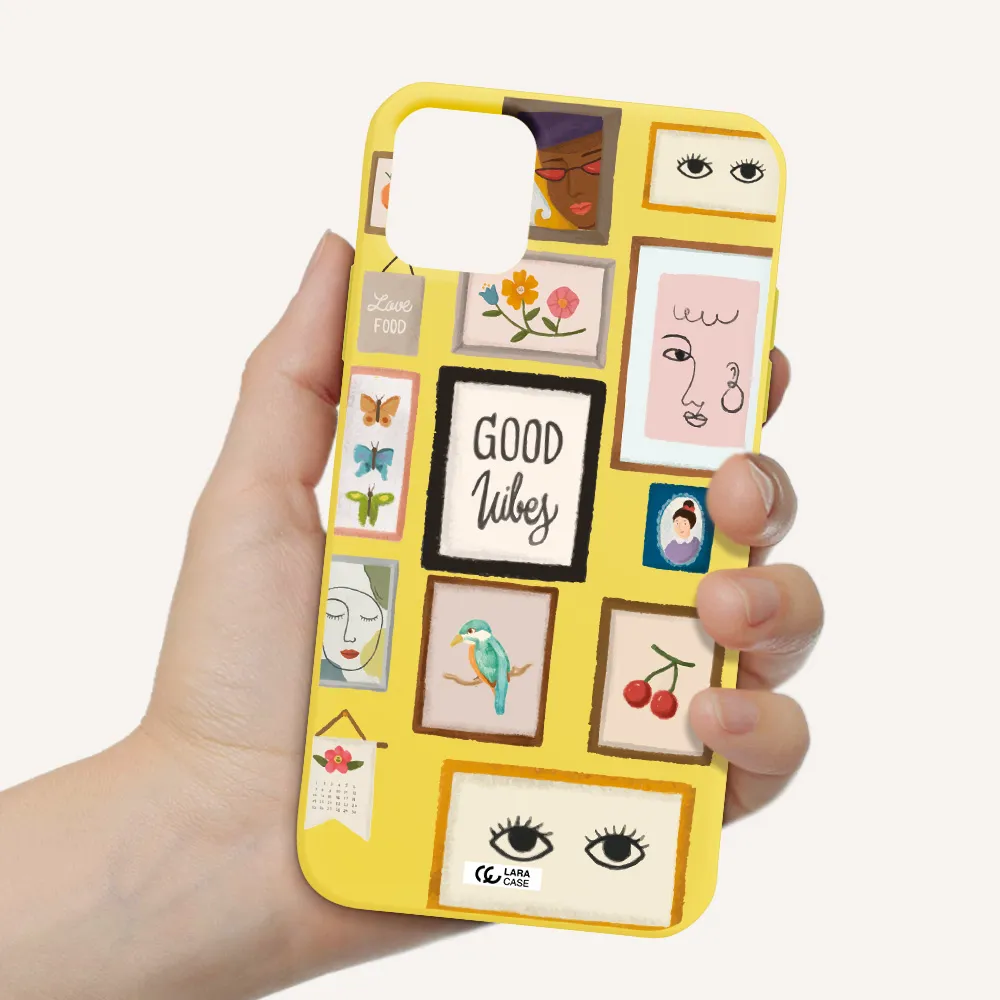 Photo Frames Apple iPhone 11 Silicone canary yellow Case