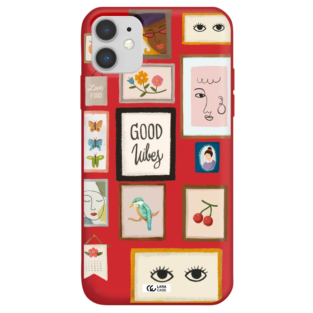 Photo Frames Apple iPhone 11 Silicone Imperial Red Case