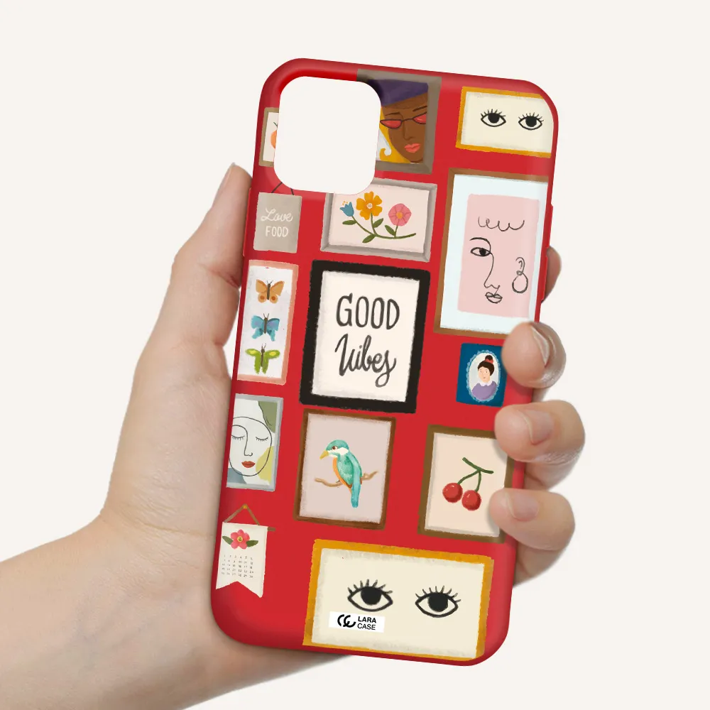 Photo Frames Apple iPhone 11 Silicone Imperial Red Case