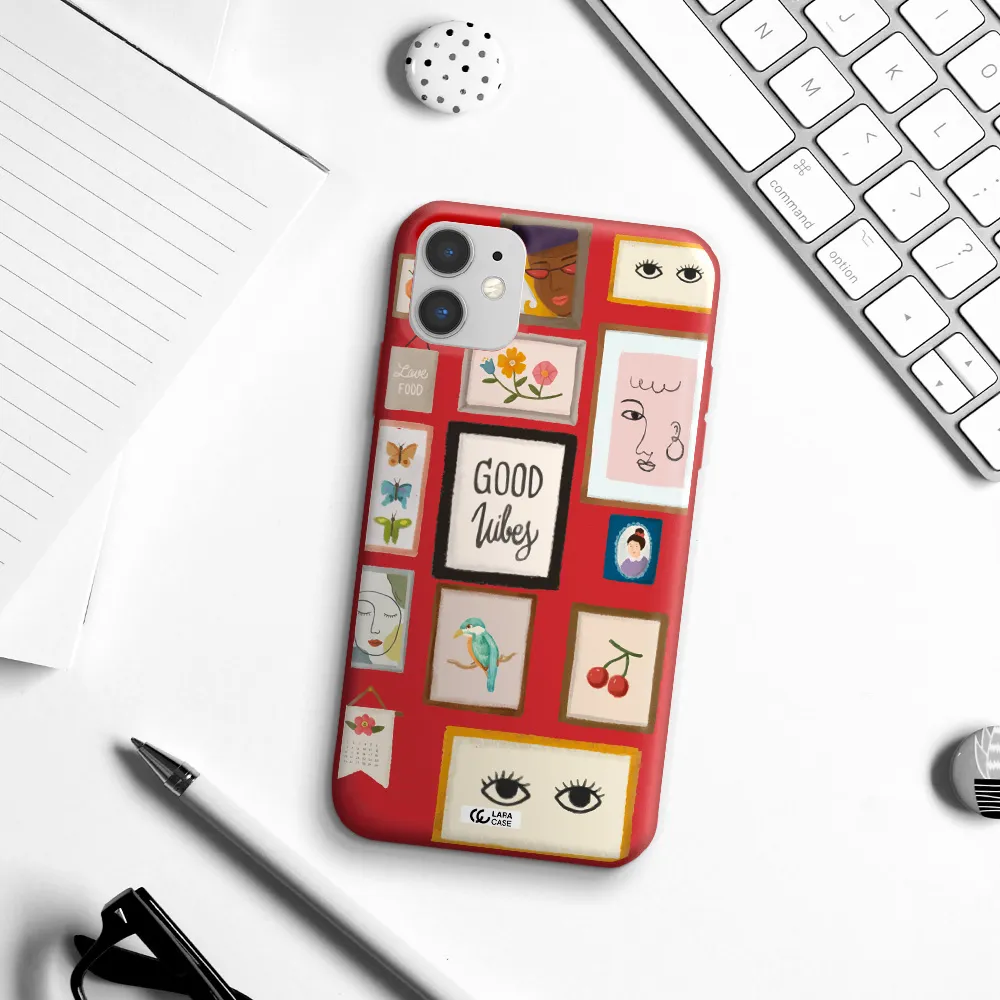 Photo Frames Apple iPhone 11 Silicone Imperial Red Case