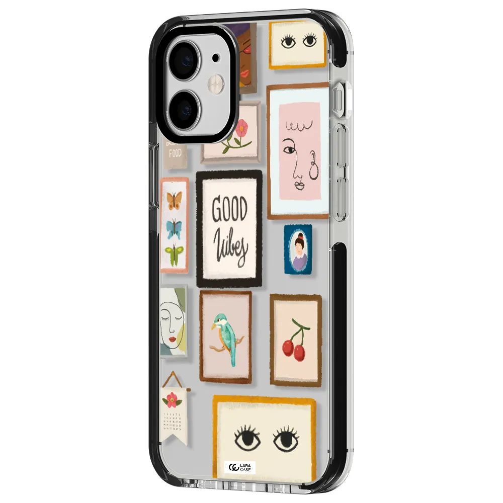 Photo Frames Apple iPhone 12 mini impact black border Case