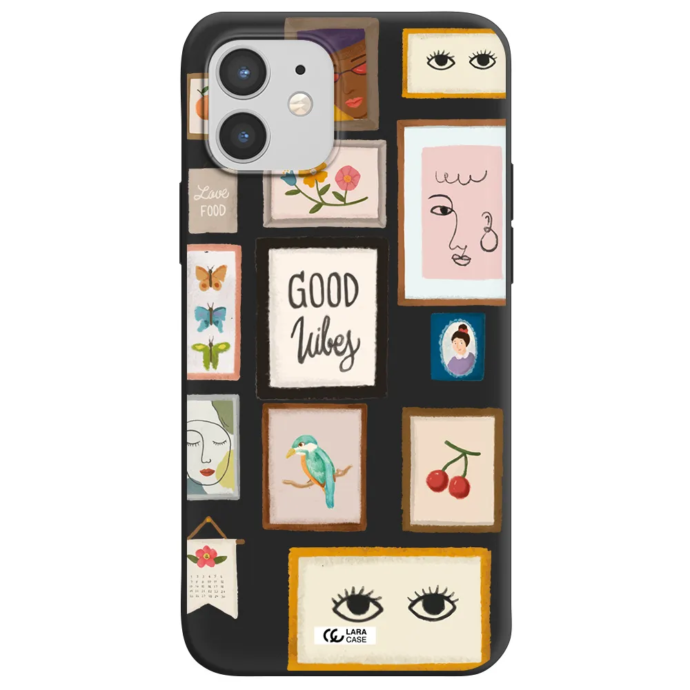 Photo Frames Apple iPhone 12 mini Silicone black Case