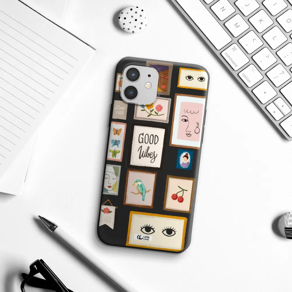 Photo Frames Apple iPhone 12 mini Silicone black Case