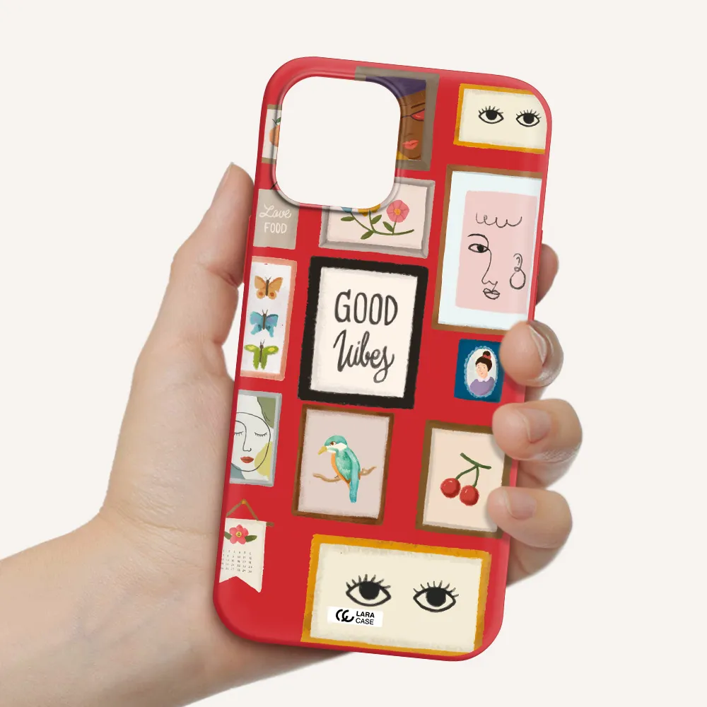 Photo Frames Apple iPhone 12 pro Silicone Imperial Red Case