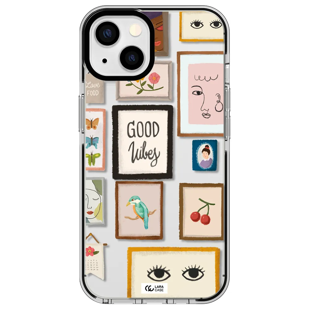 Photo Frames Apple iPhone 13 impact black border Case