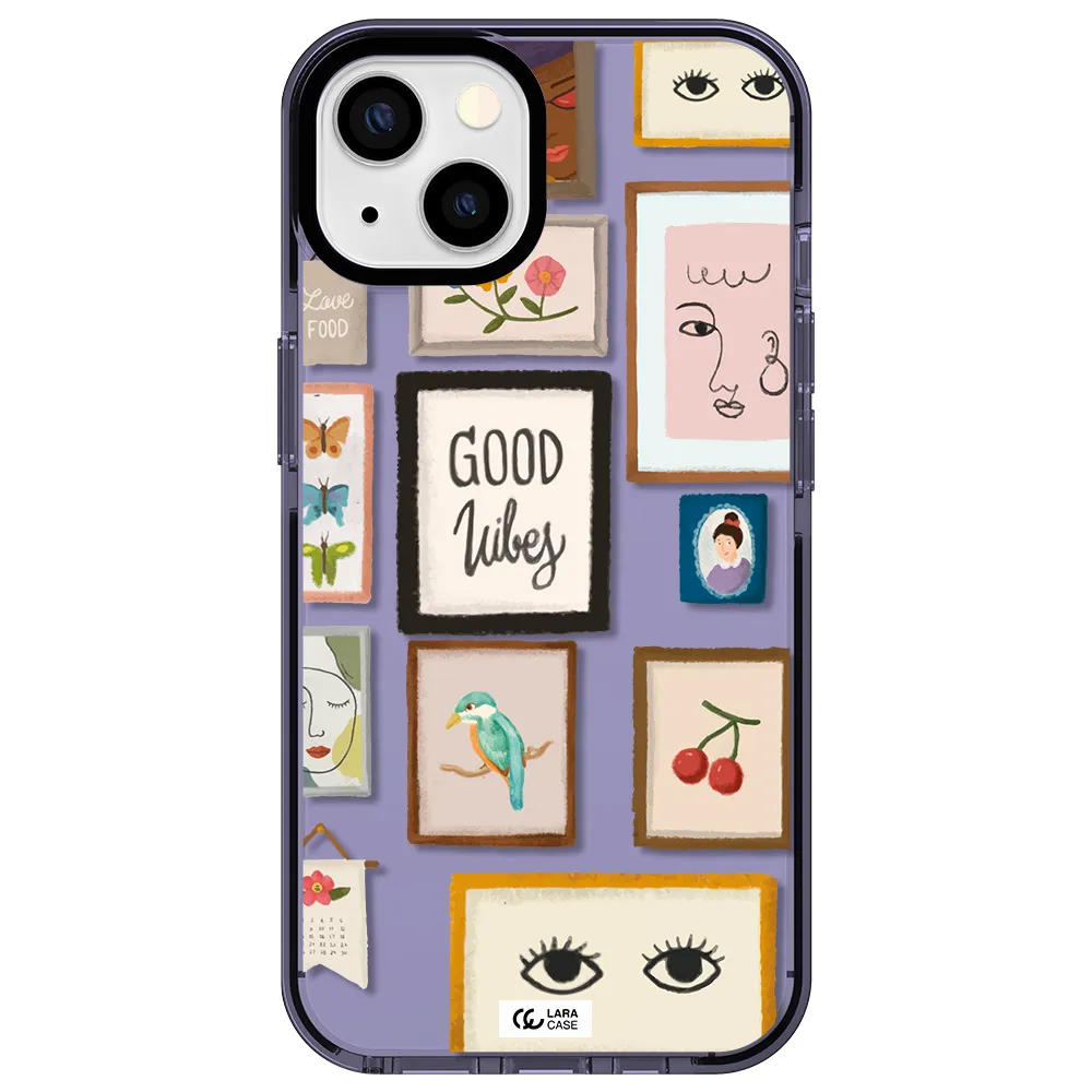 Photo Frames Apple iPhone 13 impact Lilac Case