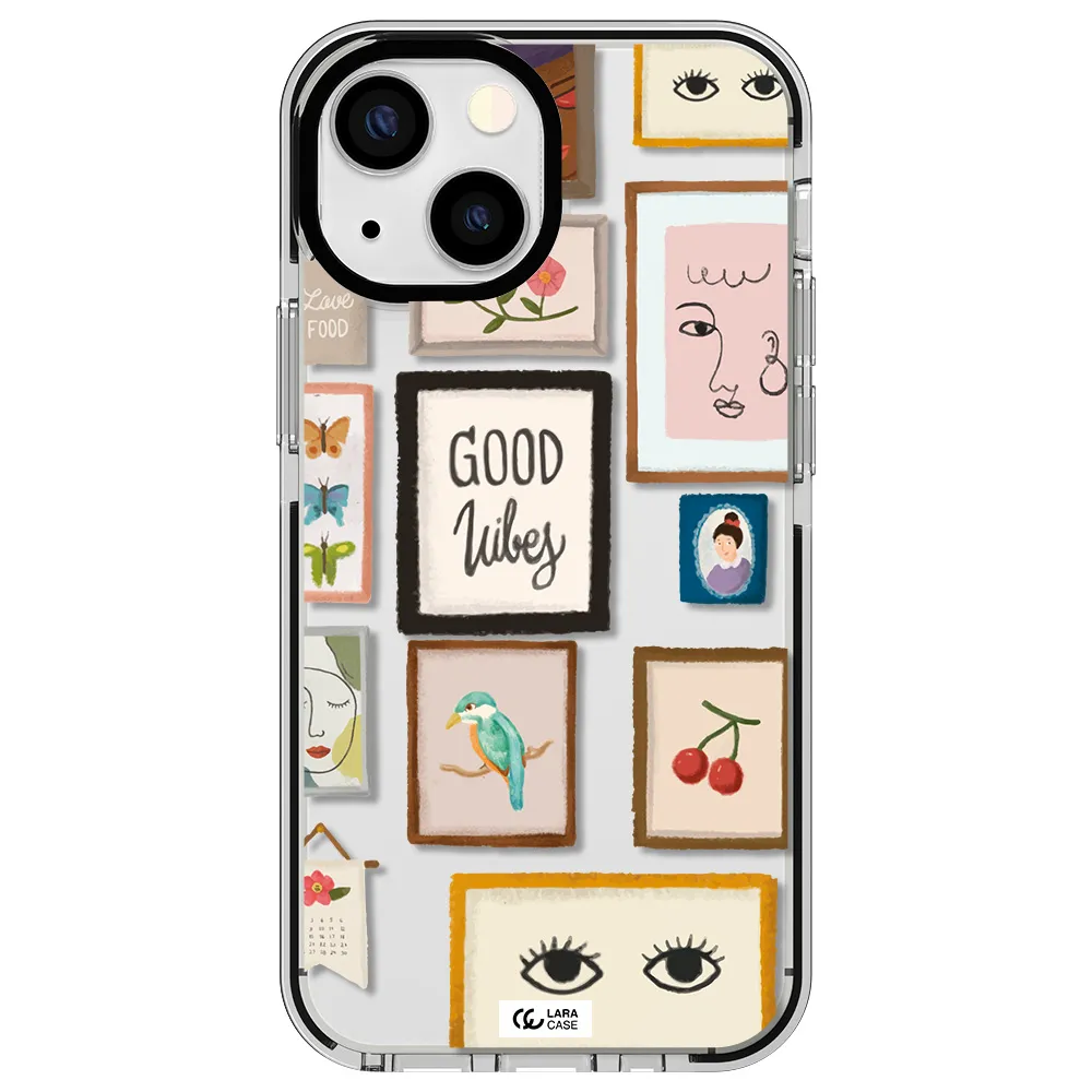 Photo Frames Apple iPhone 13 mini impact black border Case