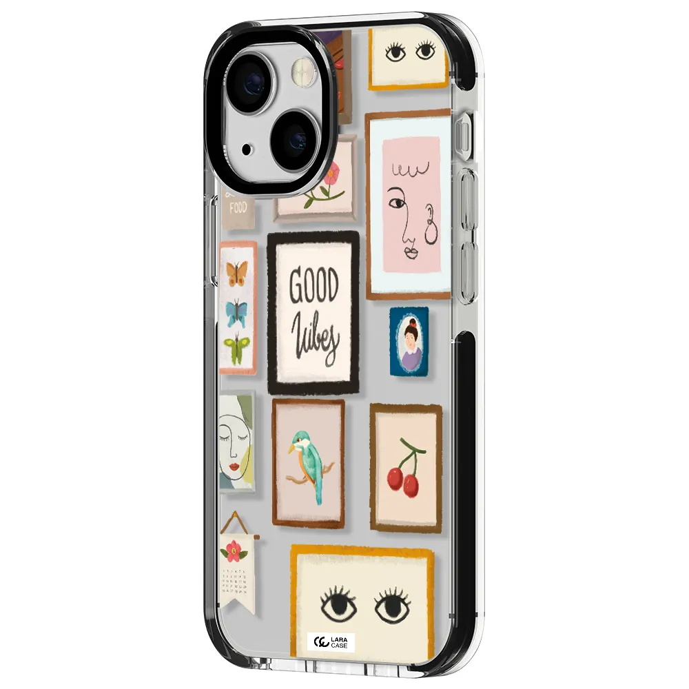 Photo Frames Apple iPhone 13 mini impact black border Case