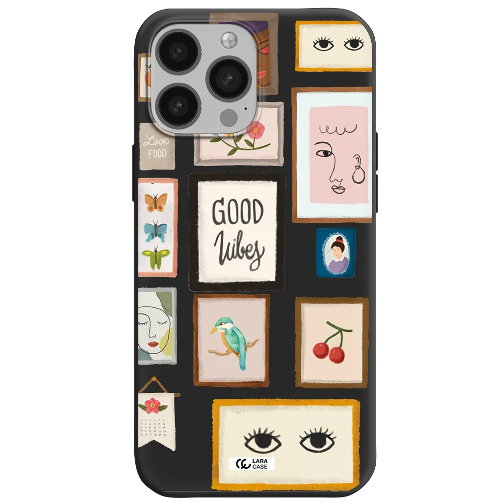 Photo Frames Apple iPhone 13 Pro Max Silicone black Case